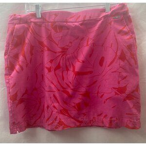 Rafaella Women's XXL Bold Pink with Red Slash Pocket Skort